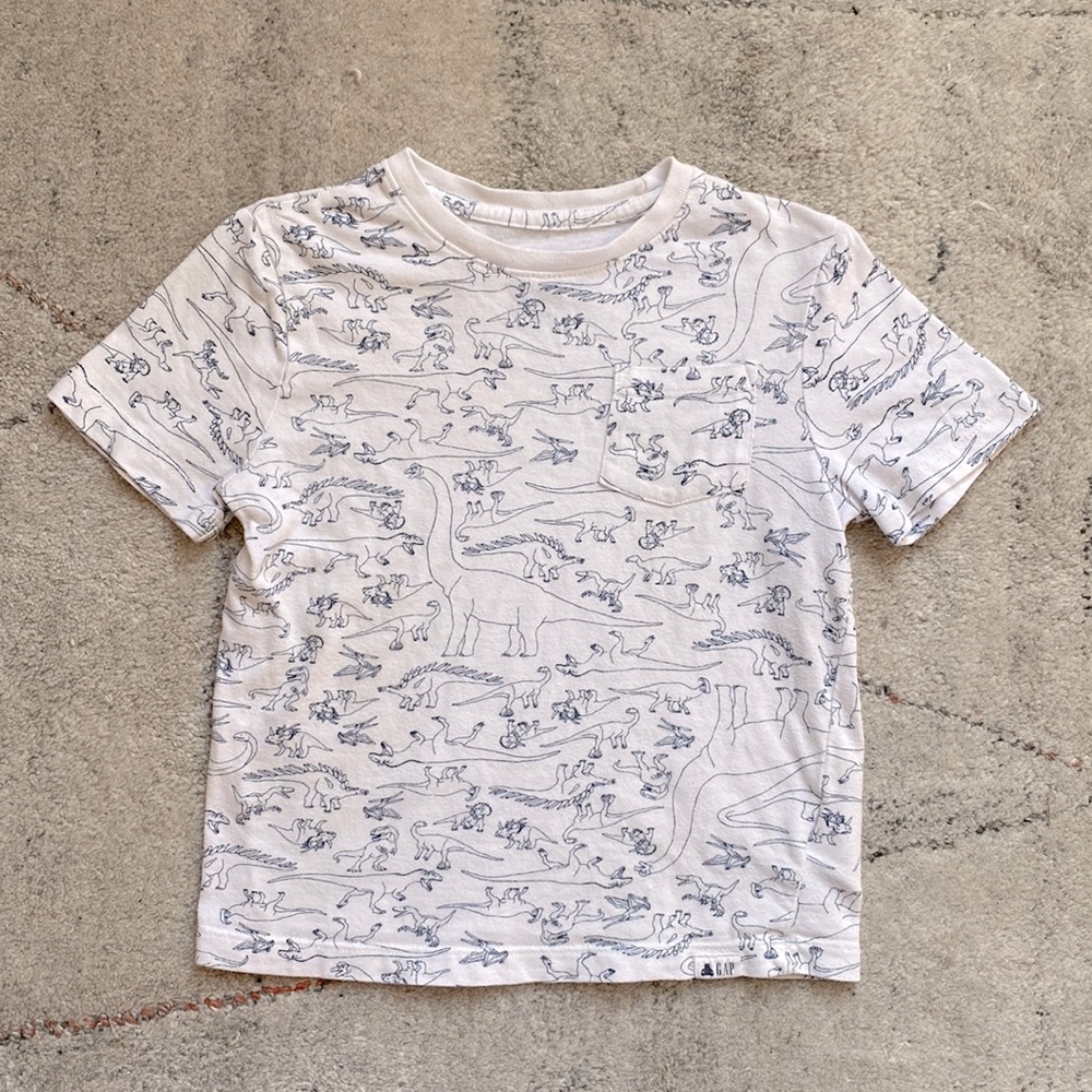 Gap Dinosaur Tee Size 4
